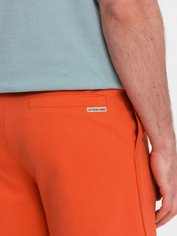 Ombre Clothing Oranžne moške trenirke Ombre Clothing