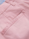 Ombre Clothing Rožnate moške hlače chino z robom iz džinsa Ombre oblačila