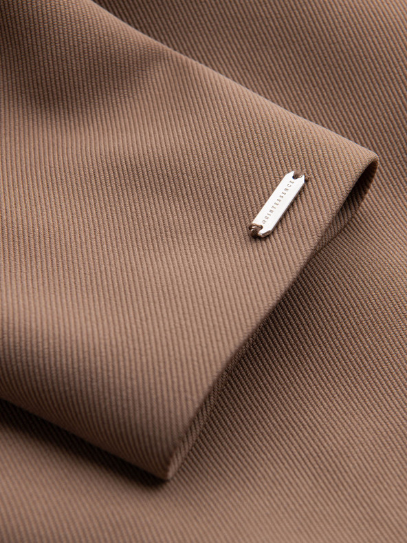 Ombre Clothing Rjava moška oblačila s kapuco Ombre