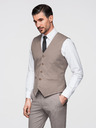 Ombre Clothing Bež moški telovnik Ombre Clothing