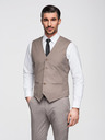 Ombre Clothing Bež moški telovnik Ombre Clothing