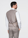 Ombre Clothing Bež moški telovnik Ombre Clothing