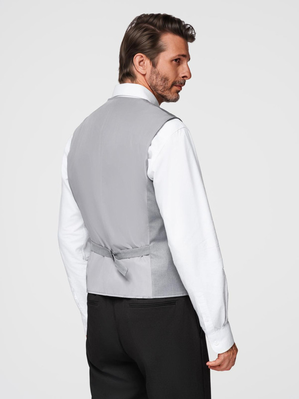 Ombre Clothing Siv moški telovnik Ombre Clothing