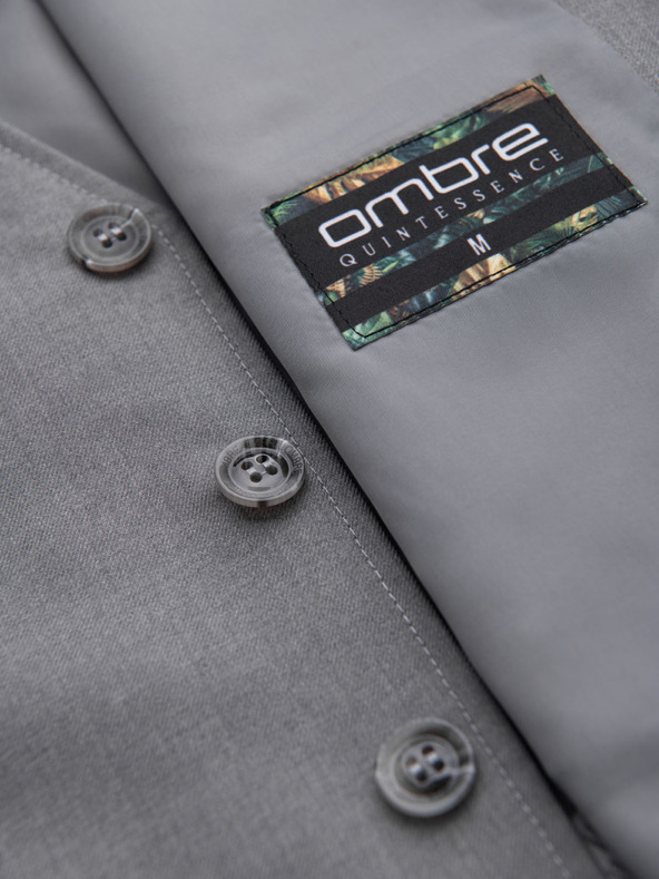 Ombre Clothing Siv moški telovnik Ombre Clothing