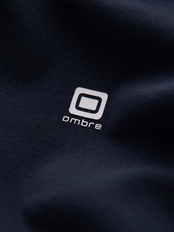 Ombre Clothing Temno modra moška majica Ombre Clothing