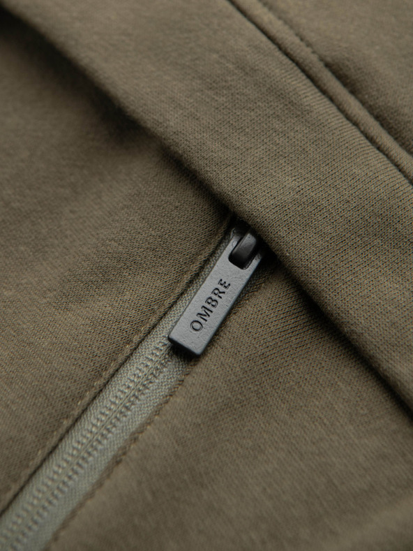 Ombre Clothing Temno zelene moške športne hlače Ombre oblačila