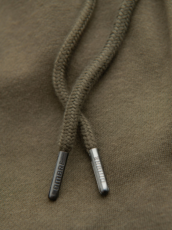 Ombre Clothing Temno zelene moške športne hlače Ombre oblačila