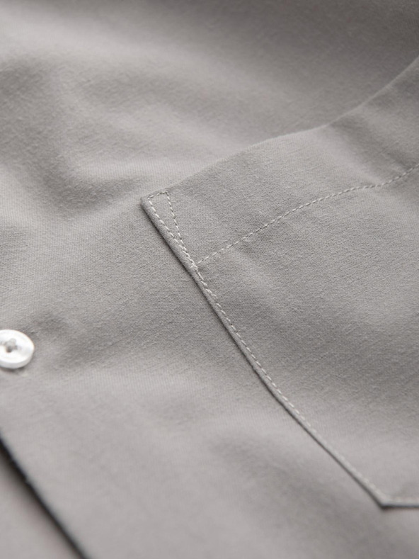 Ombre Clothing Moška siva majica Ombre Clothing