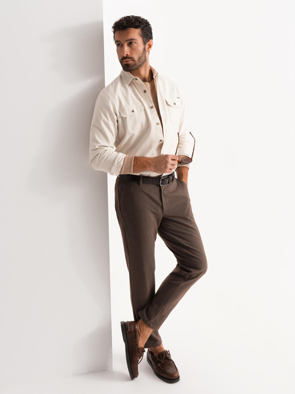 Ombre Clothing Kremna moška oblačila Ombre Clothing Zgornja majica