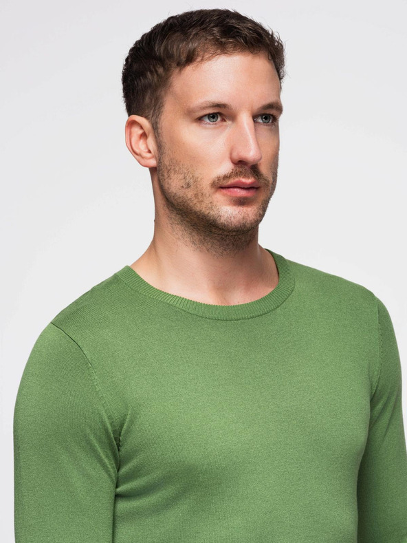 Ombre Clothing Zelena moška jopa Ombre oblačila