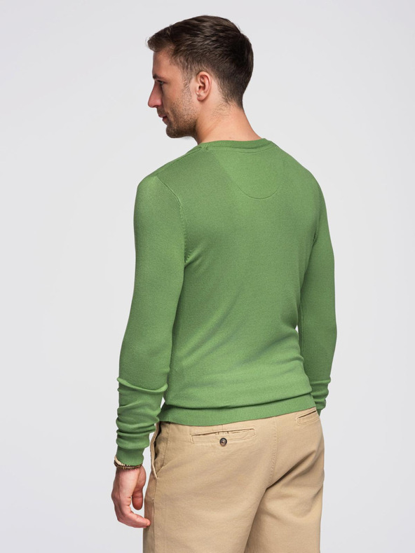Ombre Clothing Zelena moška jopa Ombre oblačila