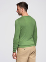 Ombre Clothing Zelena moška jopa Ombre oblačila