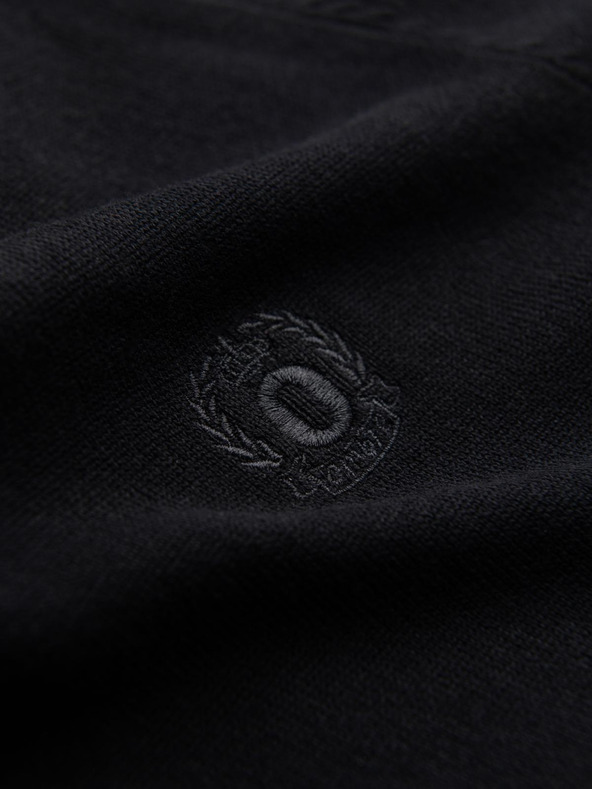 Ombre Clothing Črn moški pulover Ombre Clothing