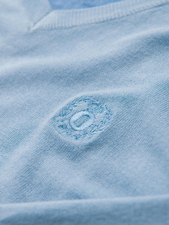 Ombre Clothing Svetlo modra moška oblačila Ombre pulover