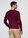 Ombre Clothing Moški bordo pulover Ombre Clothing