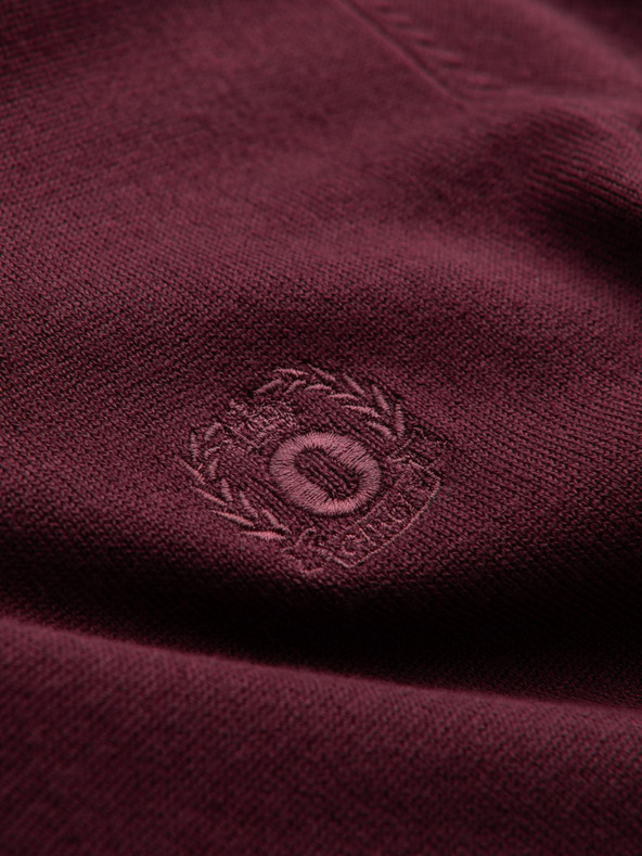 Ombre Clothing Moški bordo pulover Ombre Clothing