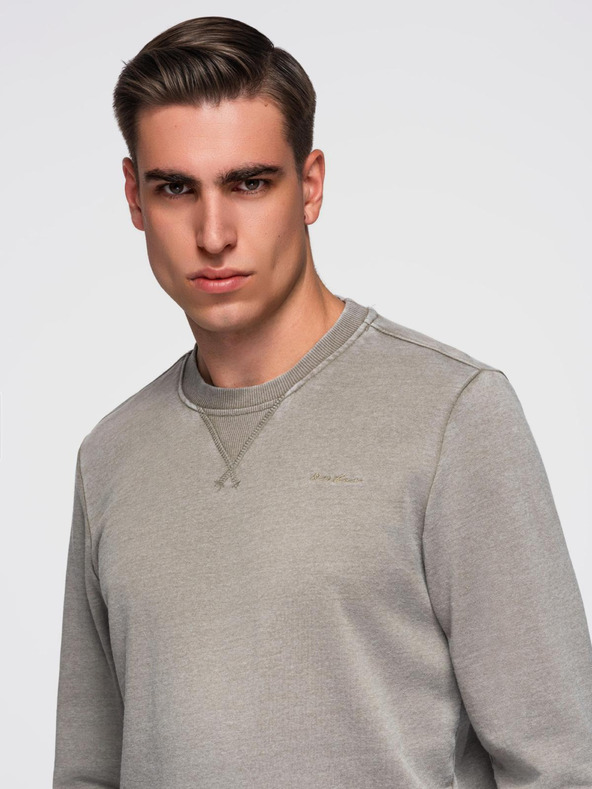 Ombre Clothing Beige Moška jopa Ombre oblačila