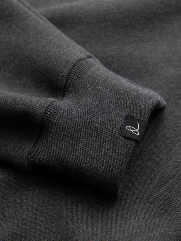 Ombre Clothing Siva moška majica z osnovnim ovratnikom Ombre Clothing