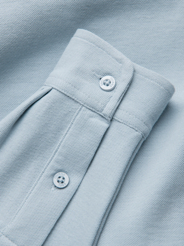 Ombre Clothing Svetlo modra moška srajca K540