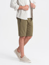 Ombre Clothing Zelene moške osnovne športne hlače Ombre Clothing