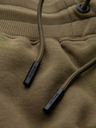 Ombre Clothing Zelene moške osnovne športne hlače Ombre Clothing