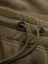 Ombre Clothing Zelene moške osnovne športne hlače Ombre Clothing
