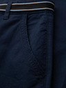 Ombre Clothing Temno modre moške hlače chino z okrasnim pasom Ombre Clothing