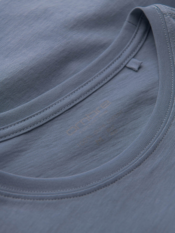 Ombre Clothing Modra moška osnovna majica Ombre Clothing