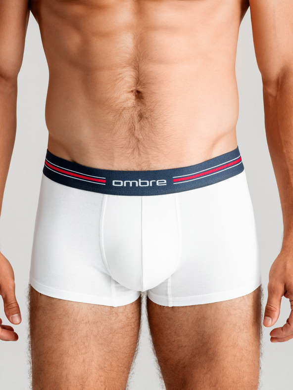Ombre Clothing Klasične moške boksarice s črto in elastiko Ombre Clothing