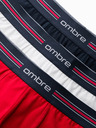 Ombre Clothing Klasične moške boksarice s črto in elastiko Ombre Clothing