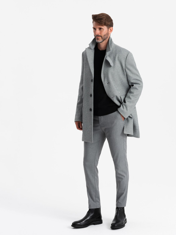 Ombre Clothing Moški enonadstropni plašč Ombre Clothing