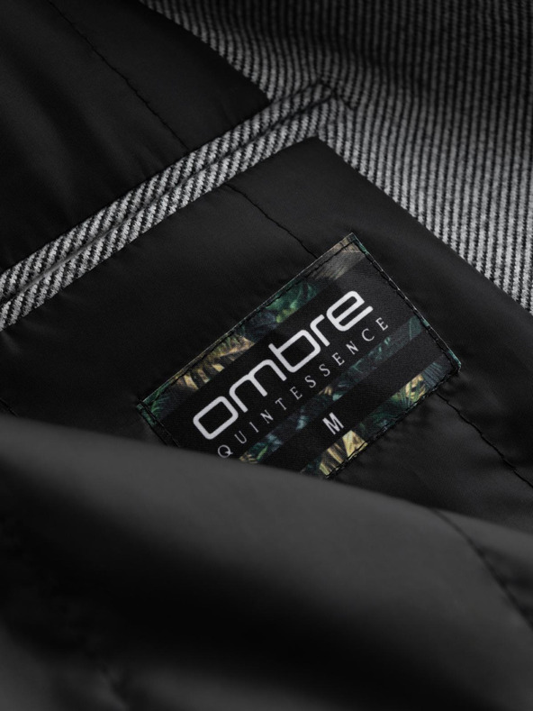 Ombre Clothing Moški enonadstropni plašč Ombre Clothing