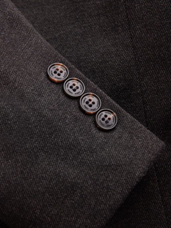 Ombre Clothing Ombre Clothing moška rjava jakna s stoječim ovratnikom