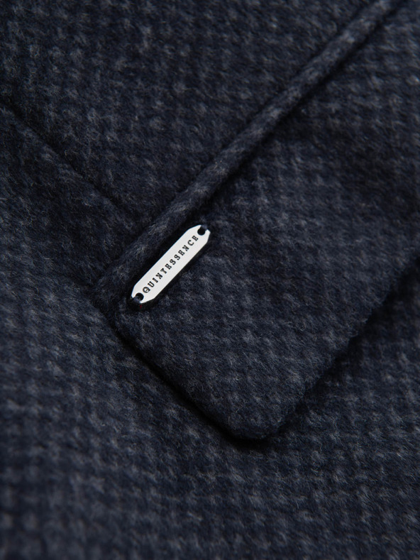 Ombre Clothing Moški volneni plašč brez gumbov Ombre Clothing V1 OM-COWC-0121