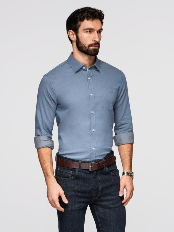 Ombre Clothing Moška srajca Ombre Clothing SLIM FIT OM-SHCS-0174