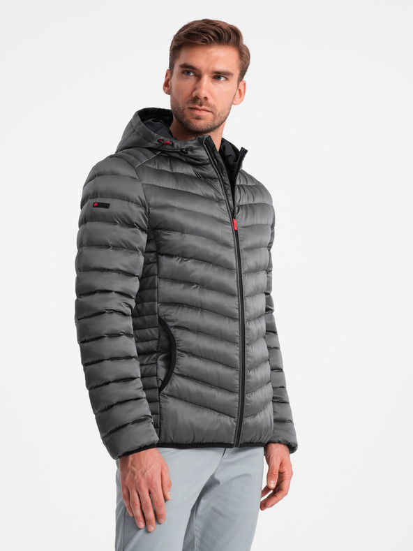 Ombre Clothing Rahlo izolirana moška prešita jakna Ombre Clothing