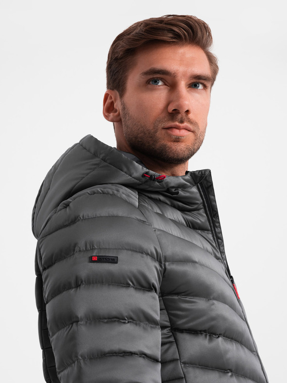 Ombre Clothing Rahlo izolirana moška prešita jakna Ombre Clothing
