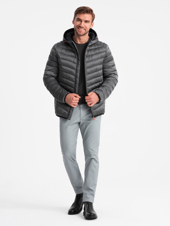 Ombre Clothing Rahlo izolirana moška prešita jakna Ombre Clothing