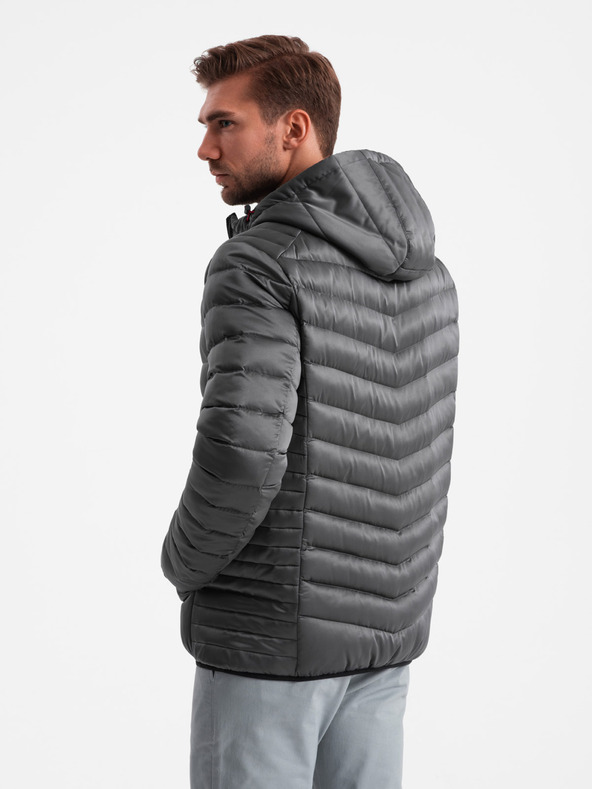 Ombre Clothing Rahlo izolirana moška prešita jakna Ombre Clothing