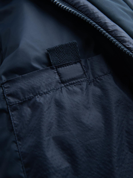 Ombre Clothing Moška prešita dolga jakna z velikimi žepi Ombre Clothing