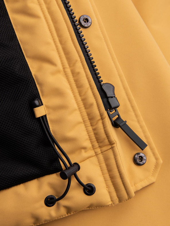 Ombre Clothing Moška izolirana dolga jakna Ombre Oblačila