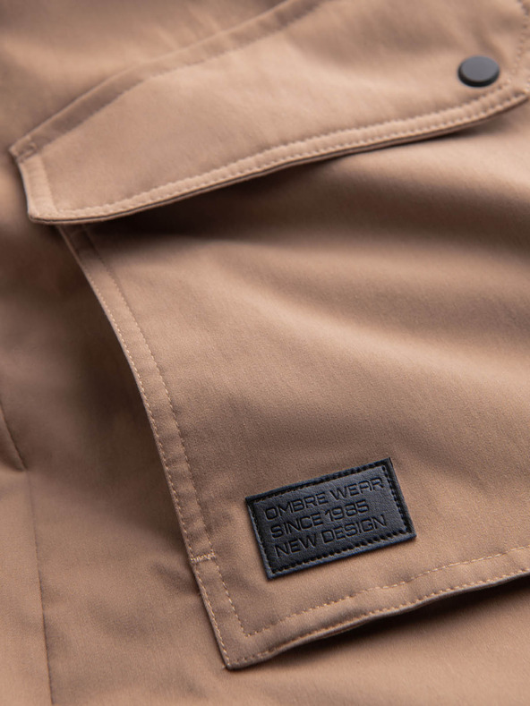 Ombre Clothing Moška dolga jakna parka Ombre Clothing