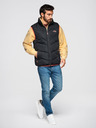 Ombre Clothing Moški prešiti telovnik z neonskimi poudarki Ombre Clothing