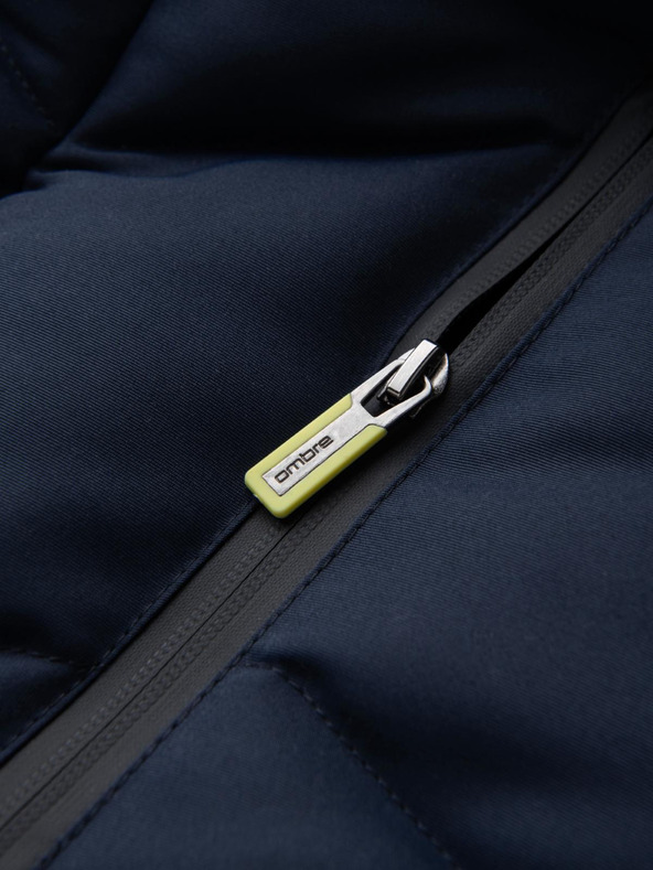 Ombre Clothing Moški prešiti telovnik z neonskimi poudarki Ombre Clothing