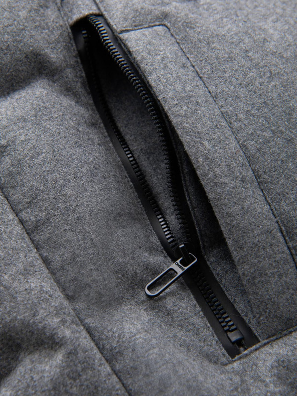 Ombre Clothing Moška jakna s kapuco Ombre oblačila