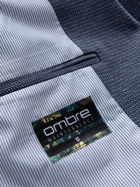 Ombre Clothing Moška strukturirana pletena jakna Ombre oblačila