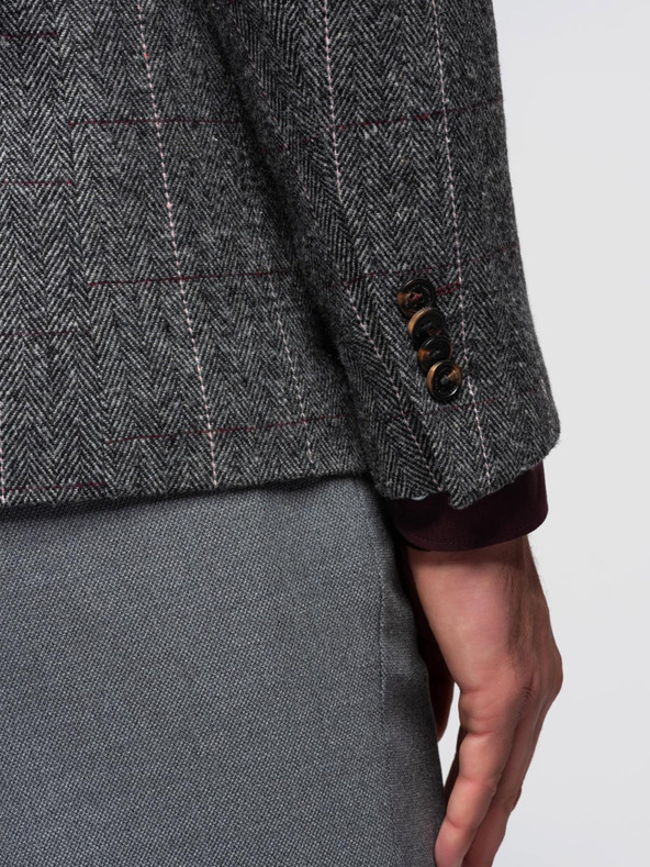 Ombre Clothing Elegantna moška strukturirana pletena jakna Ombre Clothing