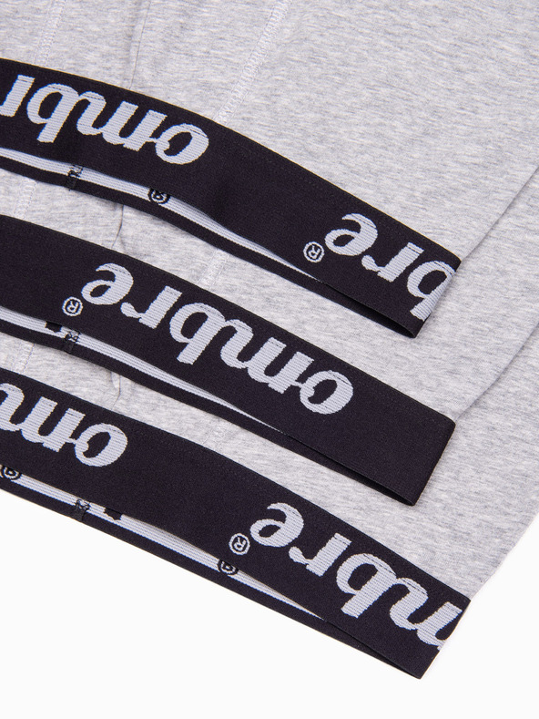 Ombre Clothing Sive moške boksarice - 3 pakiranja Ombre Clothing U159