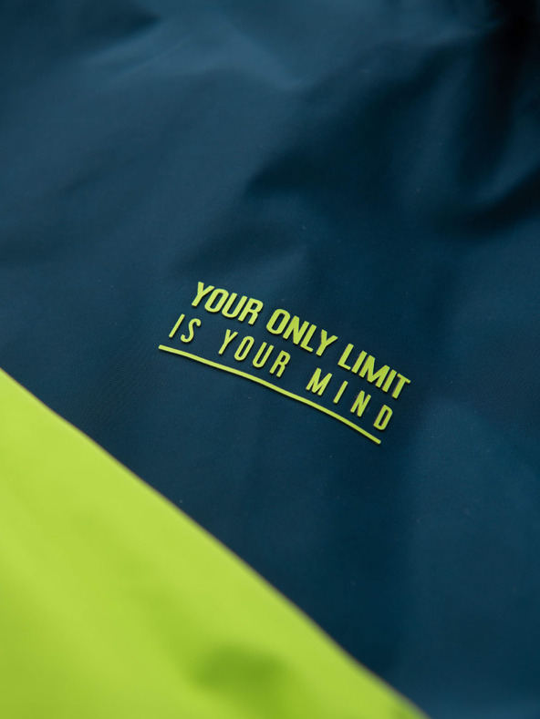 Ombre Clothing Zelena in bencinska moška športna jakna Ombre Clothing