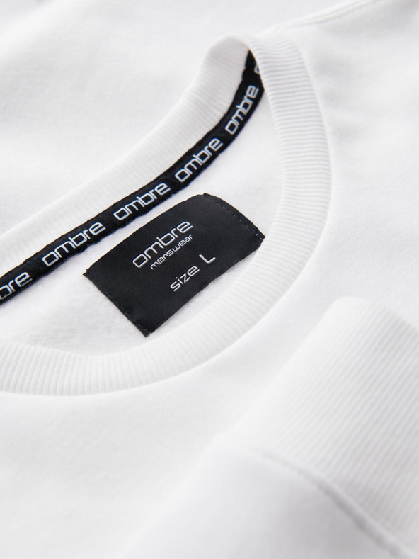 Ombre Clothing Sivo-bela moška jopa Ombre Clothing